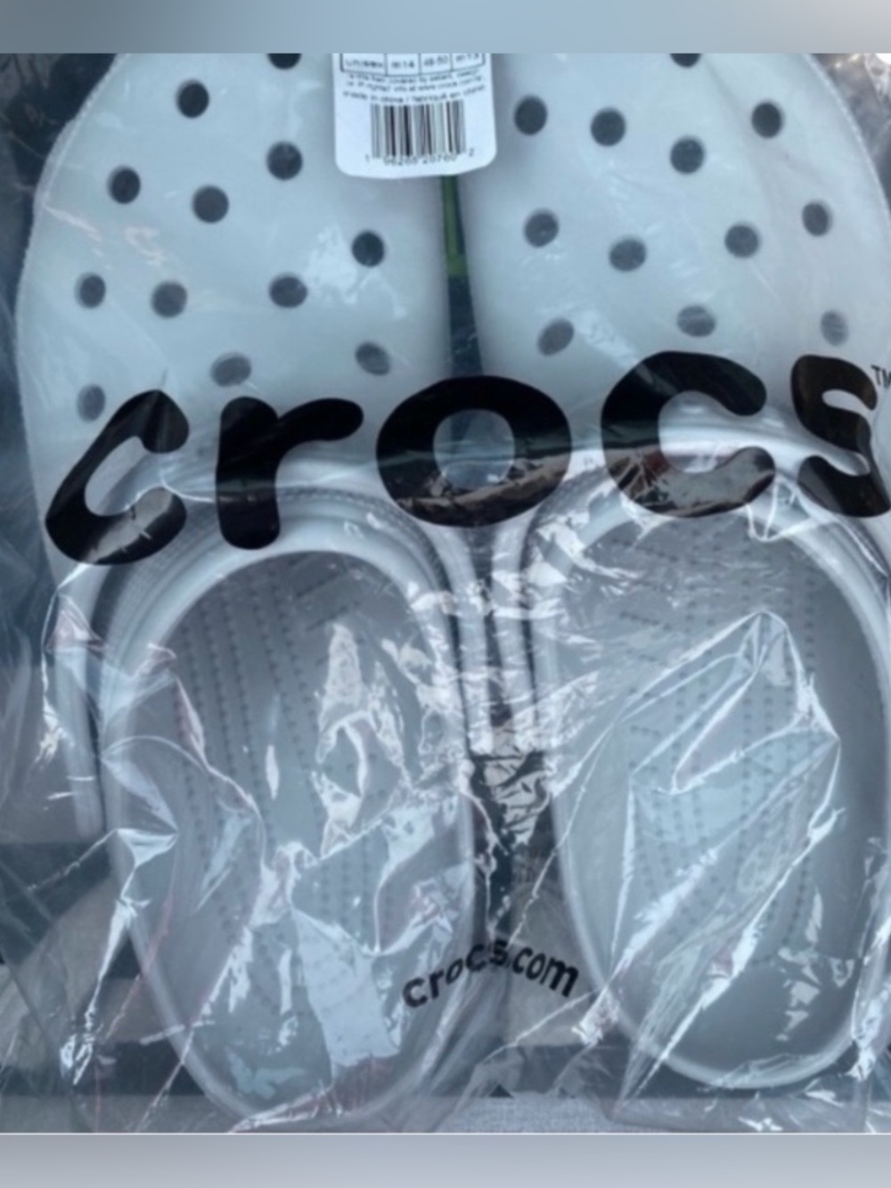 CROCS Gray Classic Foam Clog Mens 14-NWT